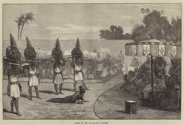 Opfer des Mem-hoo-who, Dahomey